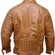Illustration for article titled NEW ARRIVAL - Retro Vintage Tan Brown Distress Leather Jacket Motorcycle Jacket!
